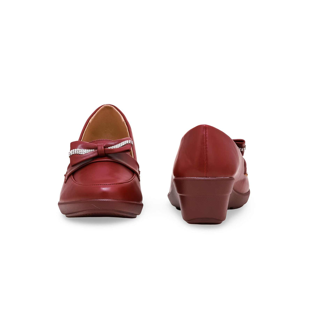 Maroon Court Shoes WN7457