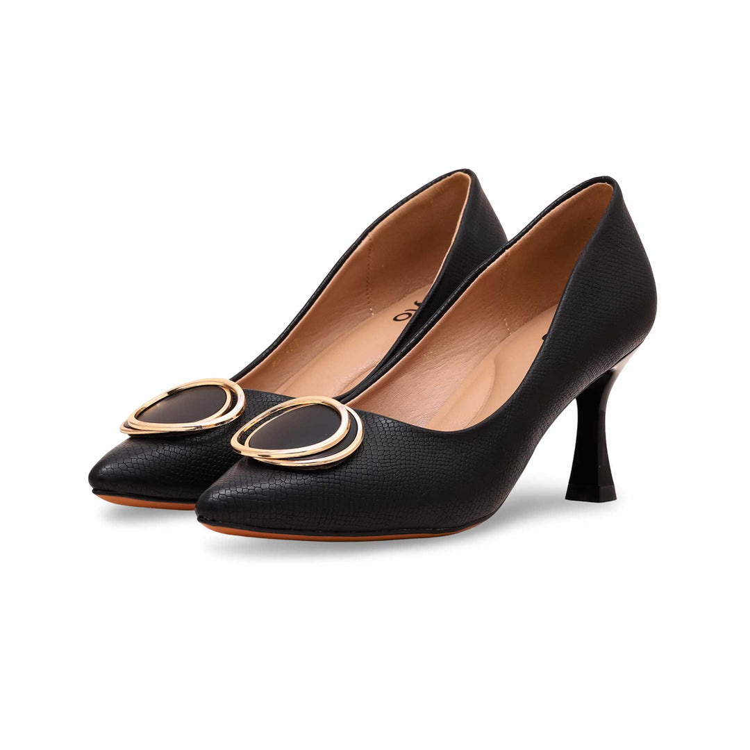 Black Court Shoes WN7463