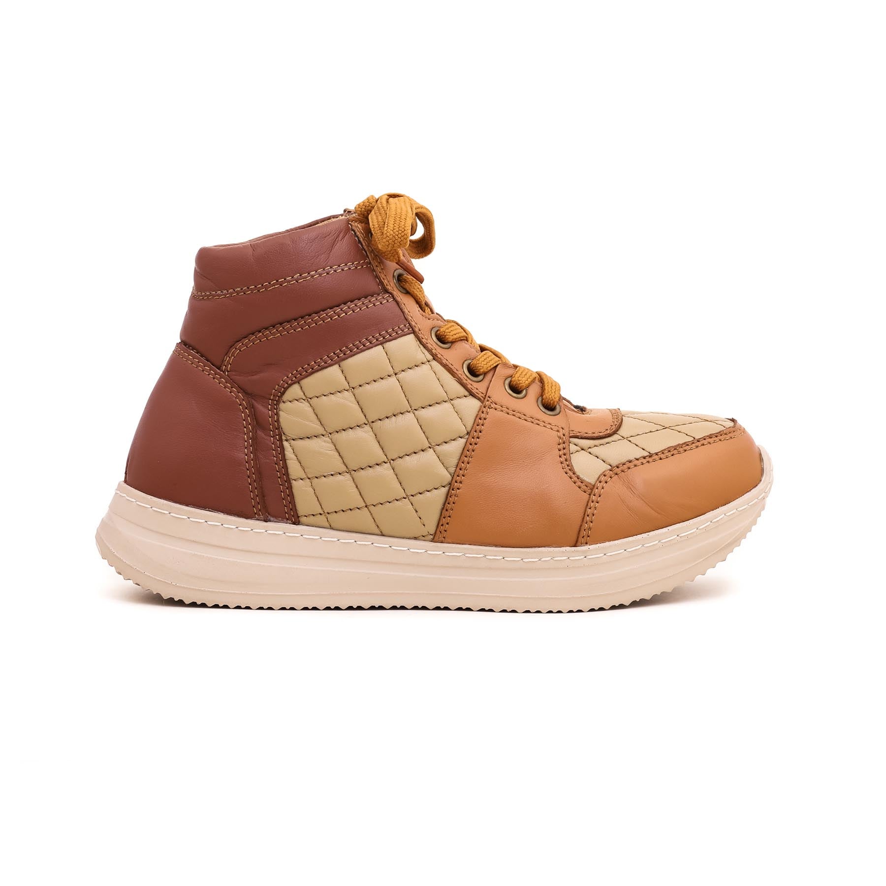 Brown High Ankle Sneaker AT7205