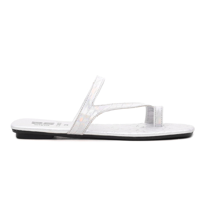 Silver Casual Chappal CL1490