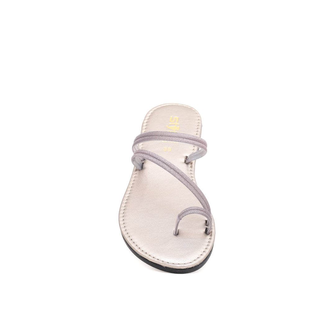 Grey Casual Chappal CL1649