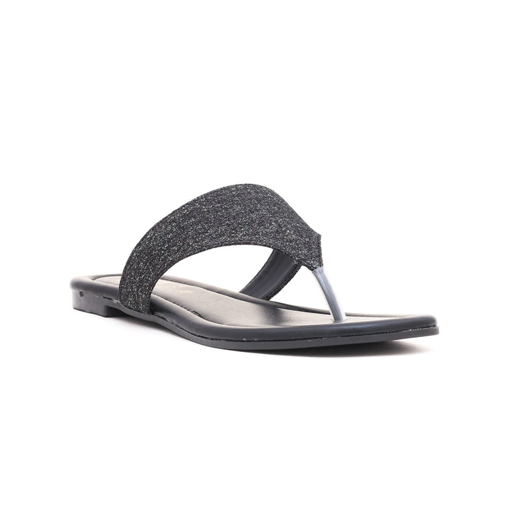 Black Casual Chappal CL1746