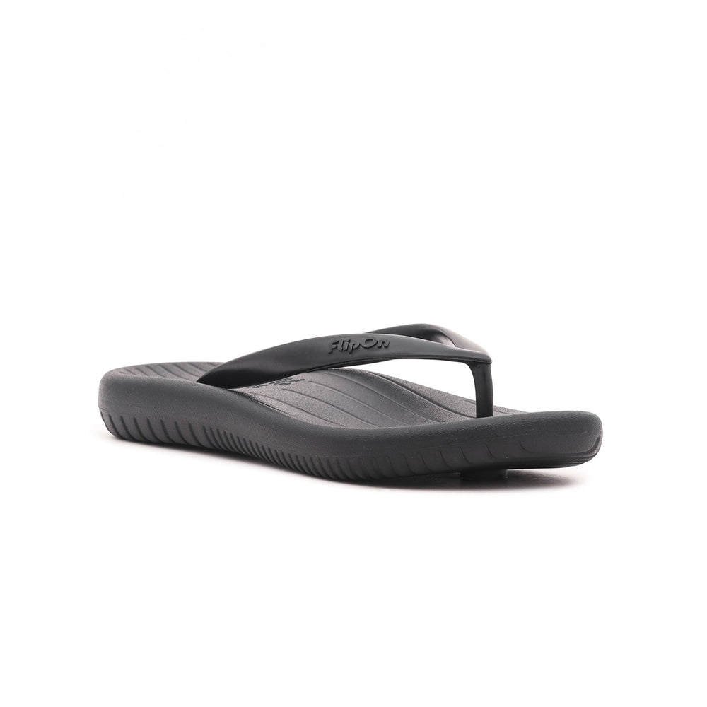 Black Casual Chappal CL9235