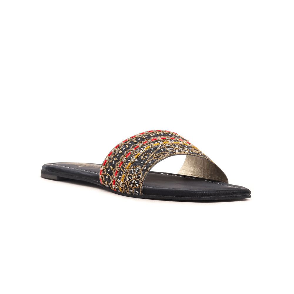 Black Ethnic Chappal EC0159