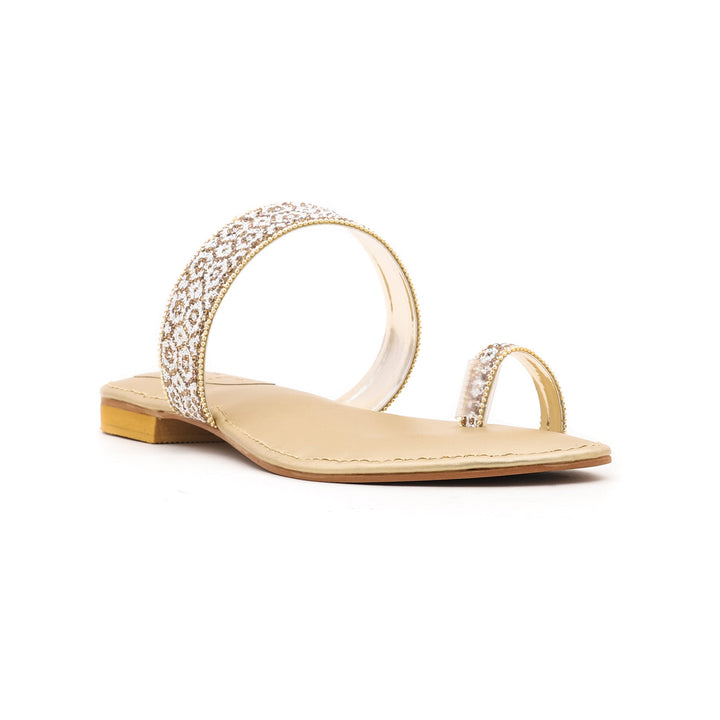 Golden Fancy Chappal FN0593