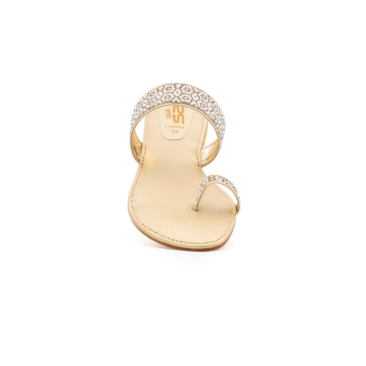 Golden Fancy Chappal FN0593