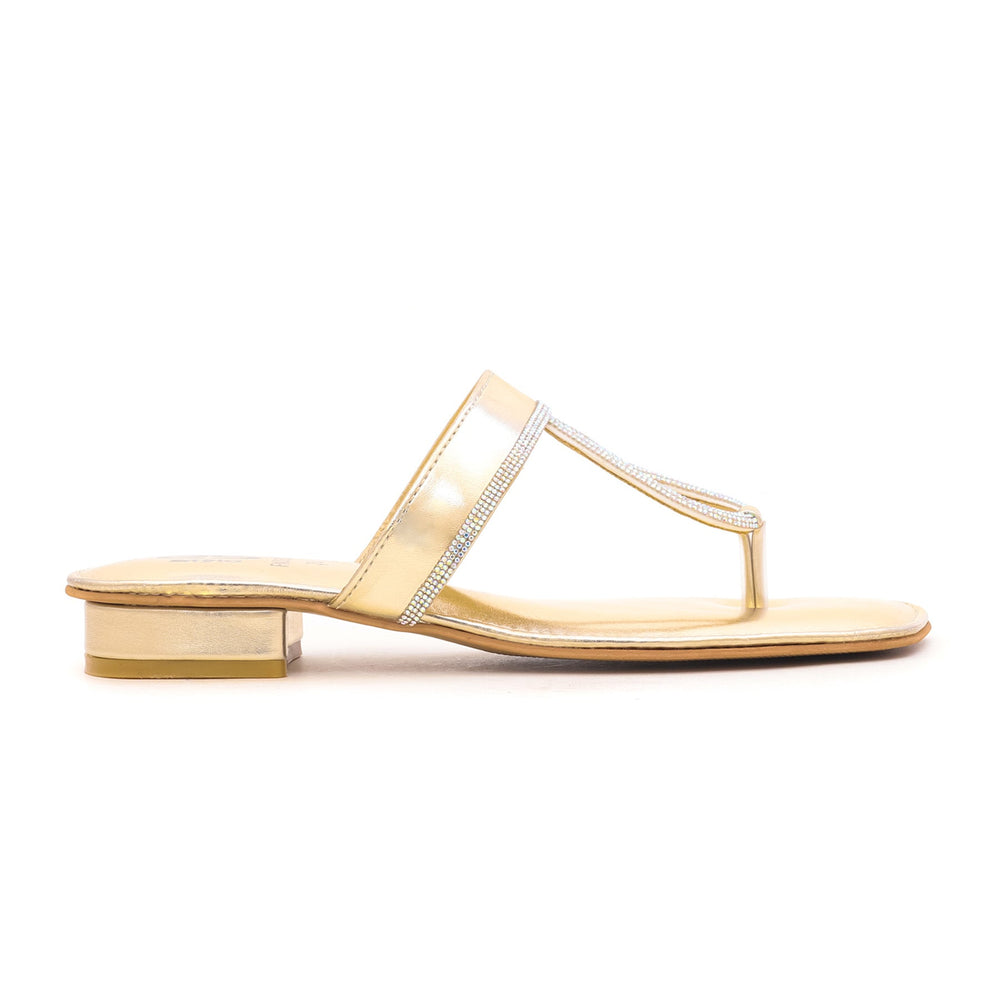 Golden Fancy Chappal FN0633