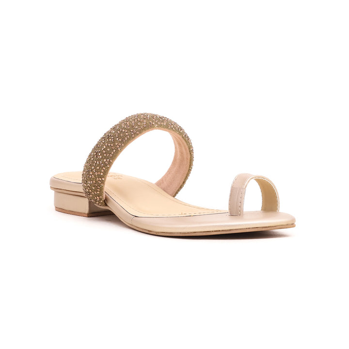 Golden Fancy Chappal FN0639