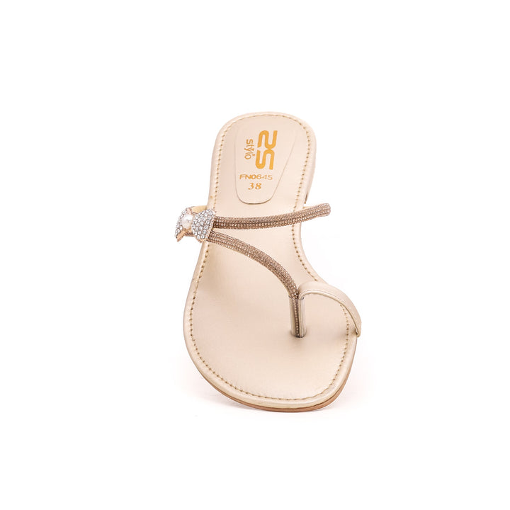 Golden Fancy Chappal FN0645