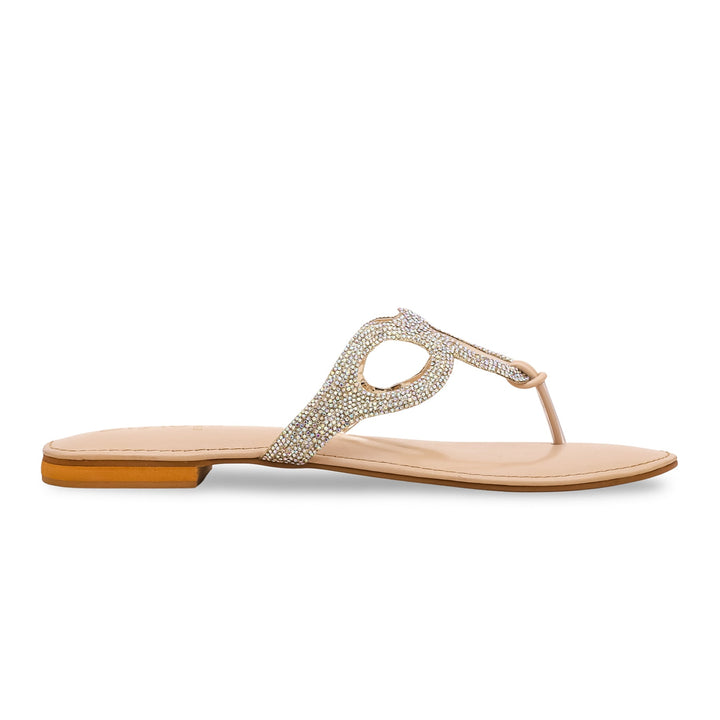 Golden Fancy Chappals FN0681