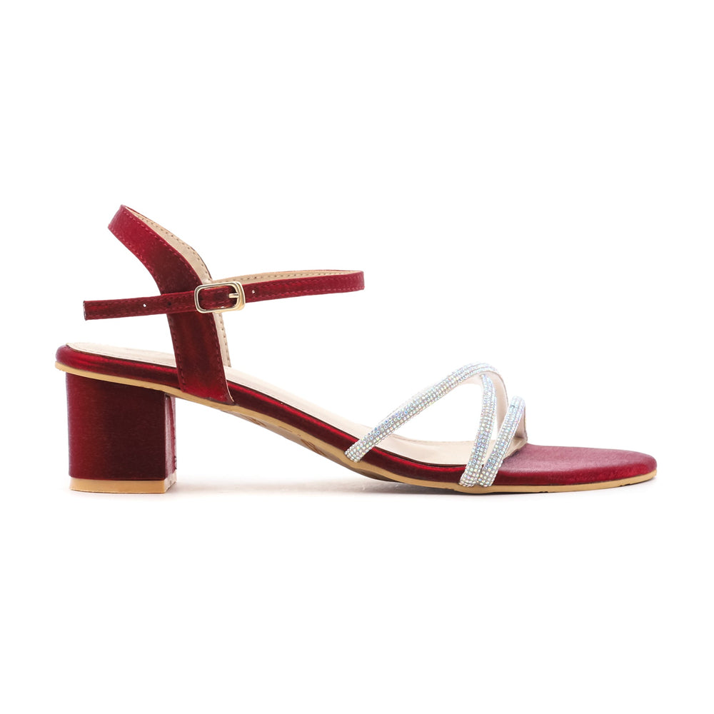 Maroon Fancy Sandal FN5329