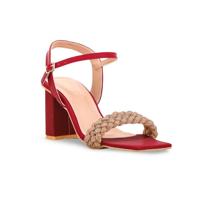 Maroon Fancy Sandal FN5493