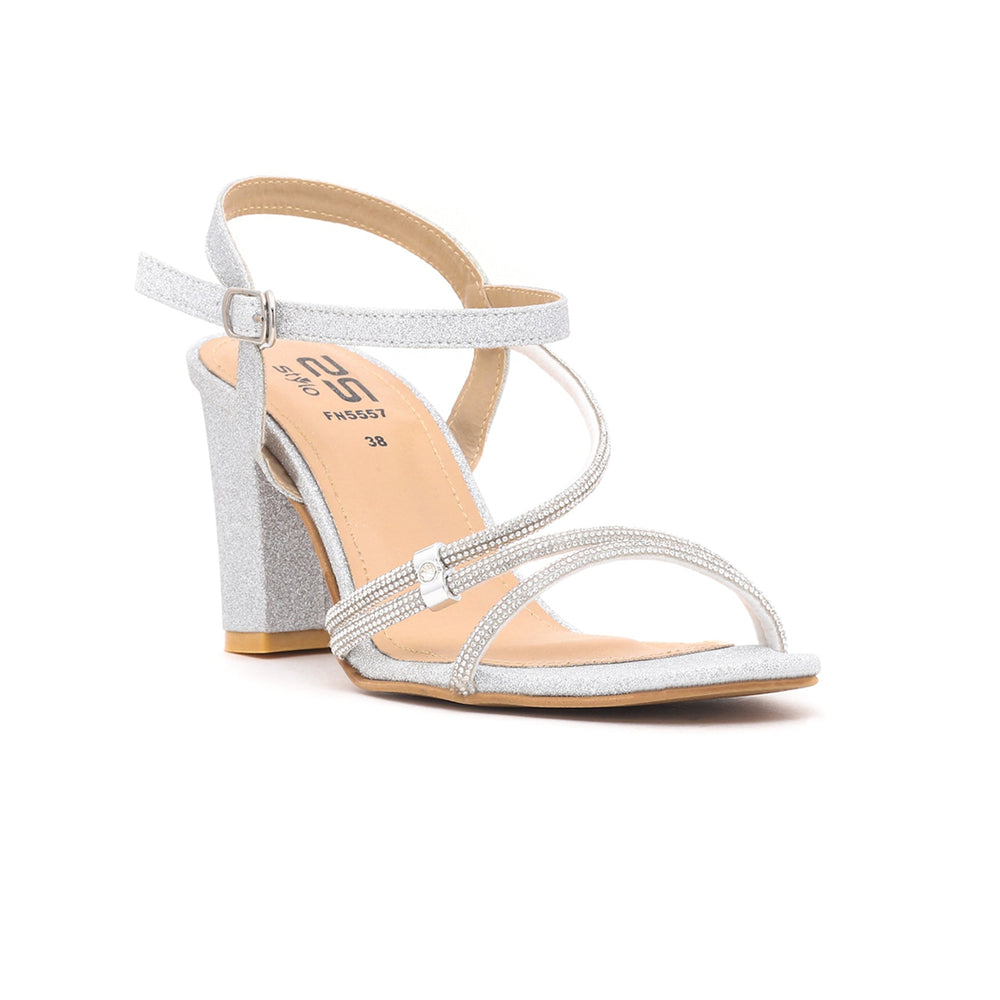 Silver Fancy Sandal FN5557