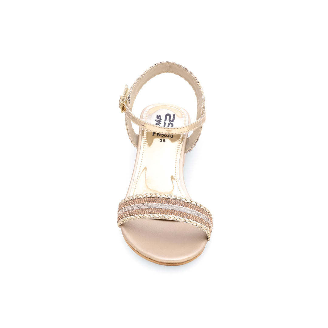 Golden Fancy Sandal FN5620