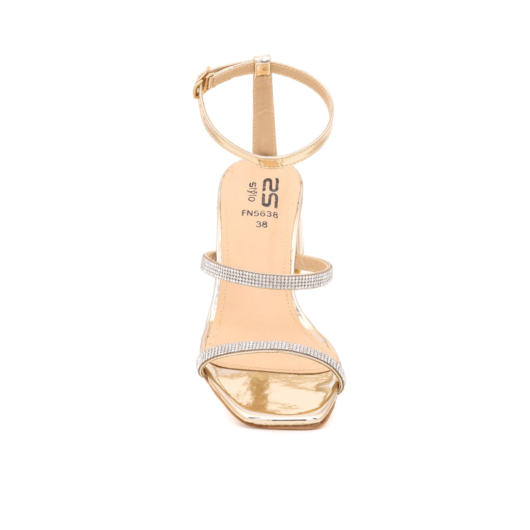 Golden Fancy Sandal FN5638