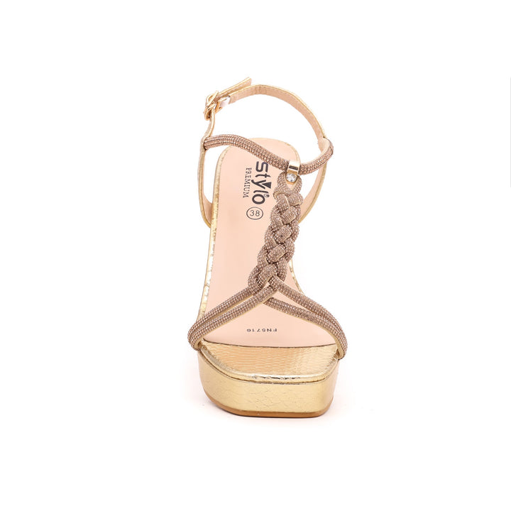 Golden Fancy Bridal Sandal FN5716