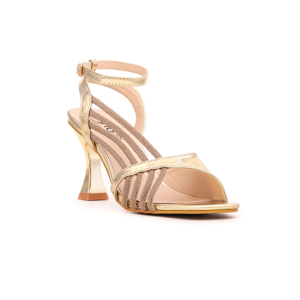 Golden Fancy Bridal Sandal FN5722