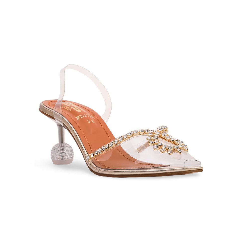 Golden Fancy Bridal Sandal FN5726