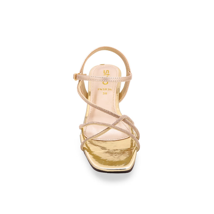 Golden Fancy Sandal FN5836