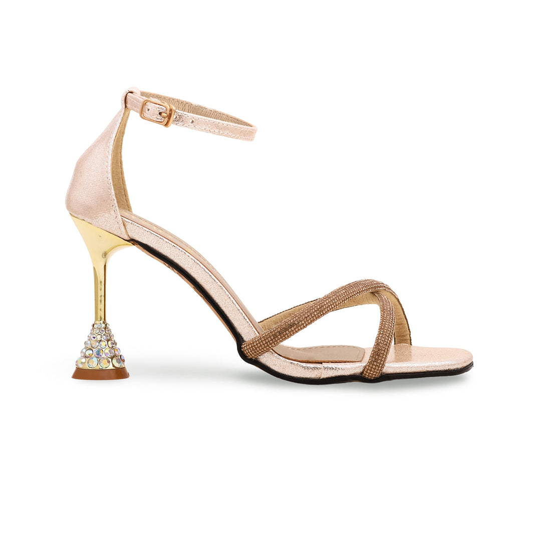 Golden Fancy Bridal Sandal FN5846