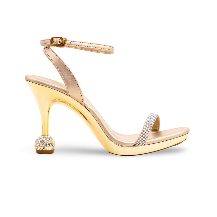 Golden Fancy Bridal Sandal FN5849