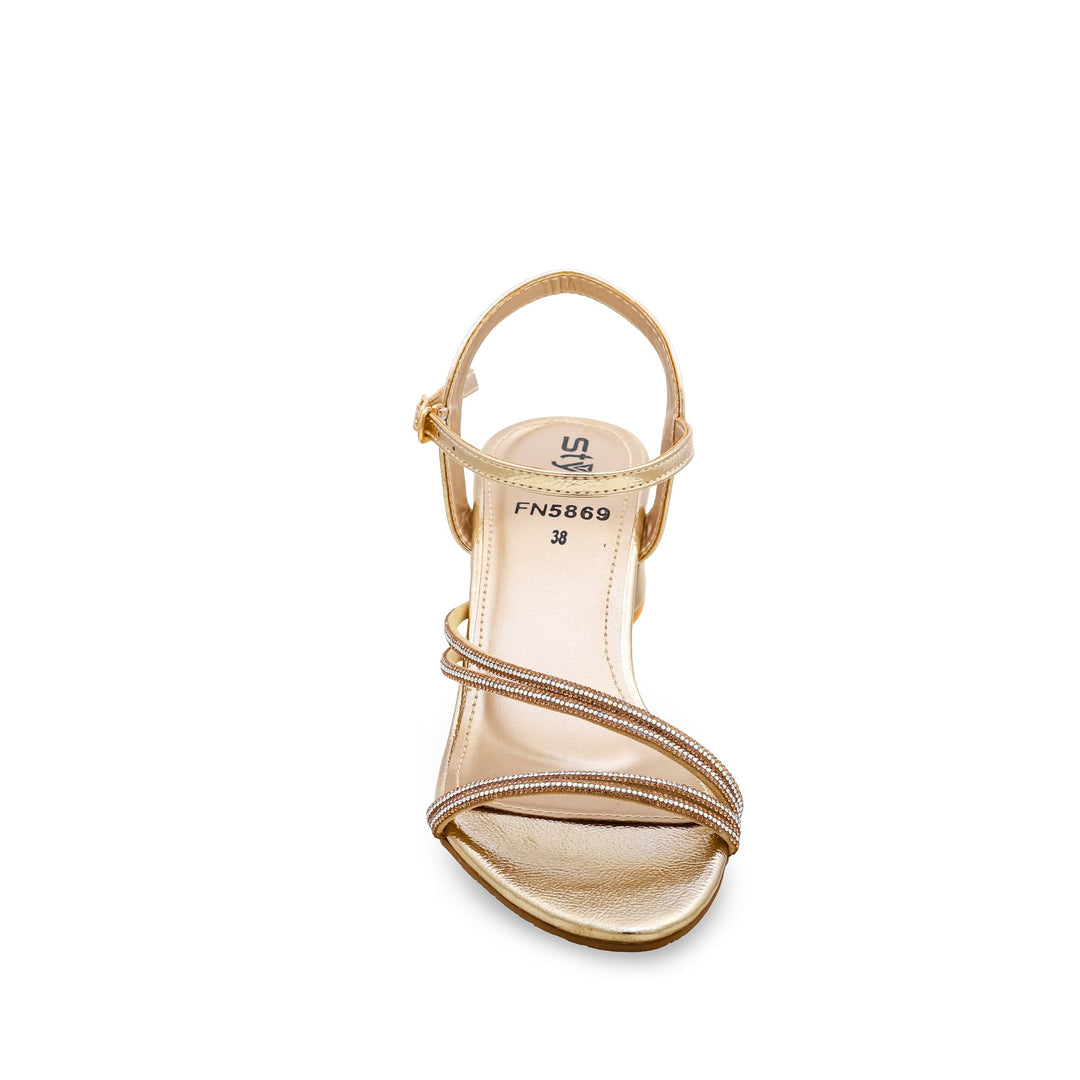 Golden Fancy Sandal FN5869