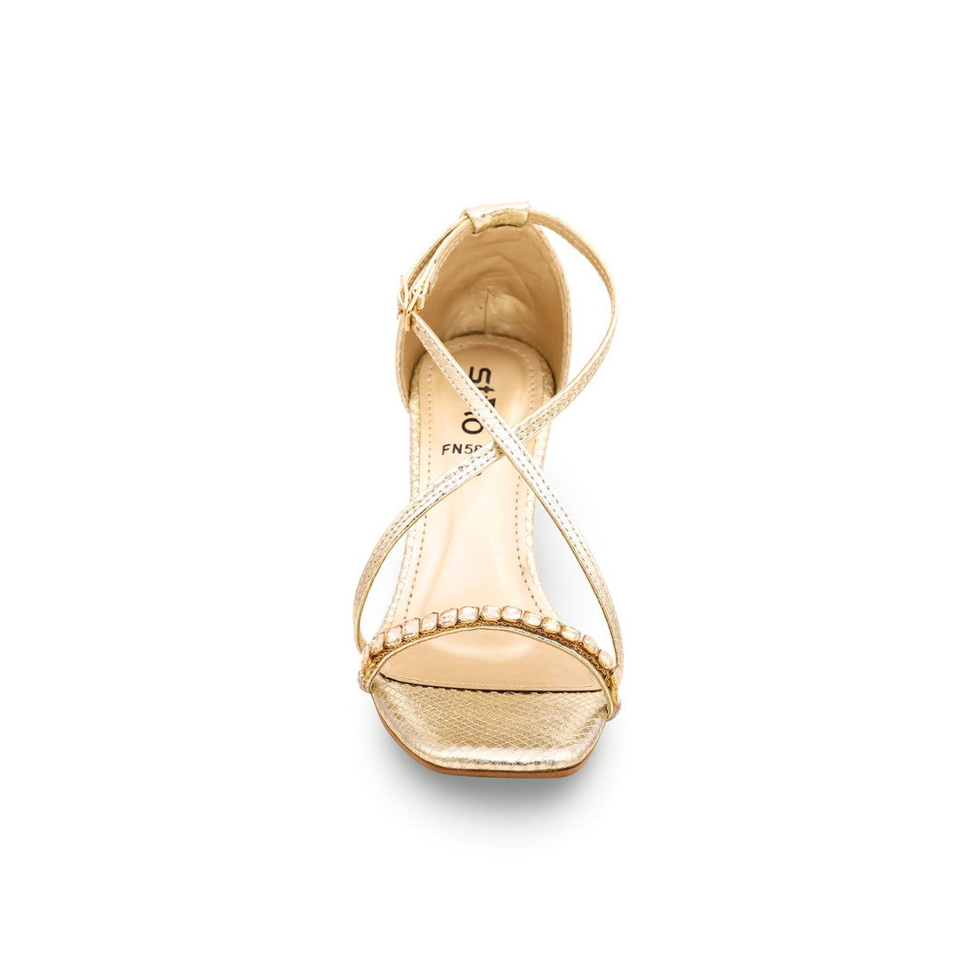 Golden Fancy Sandal FN5874