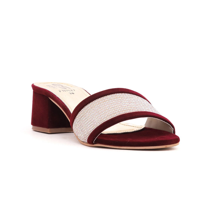 Maroon Fancy Slipper FN7627