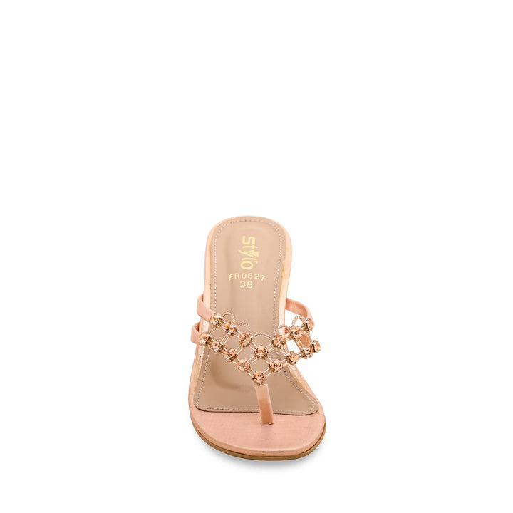 Peach Formal Chappal FR0527