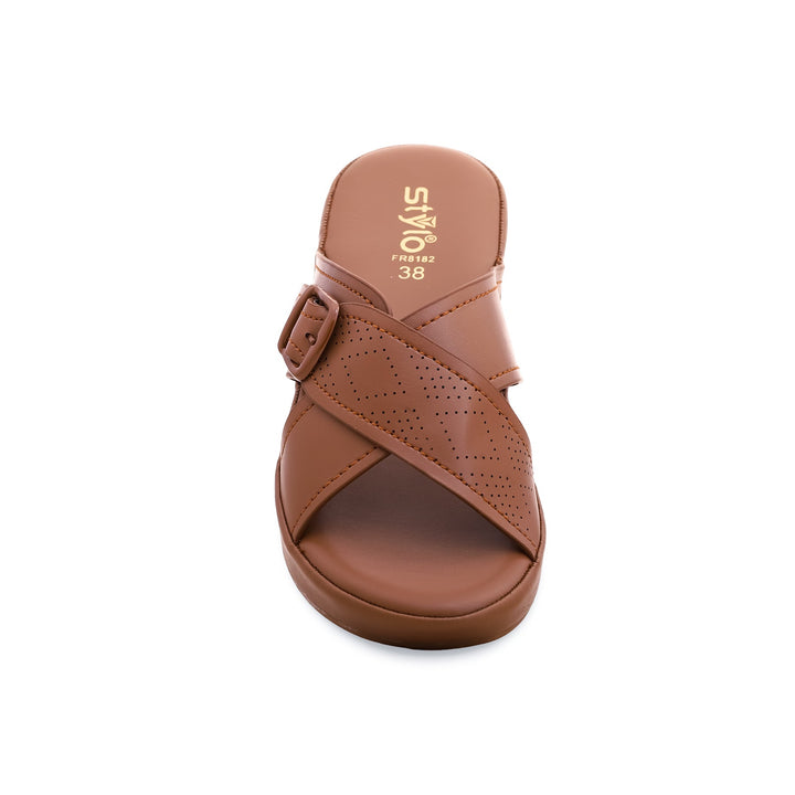 Brown Formal Slipper FR8182