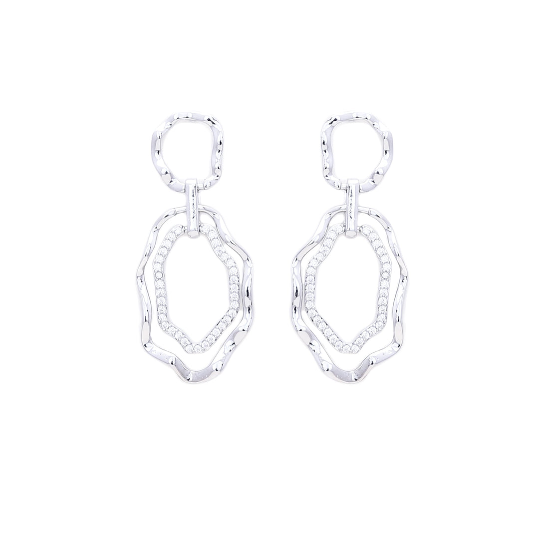 Silver Color Earrings J0487616.