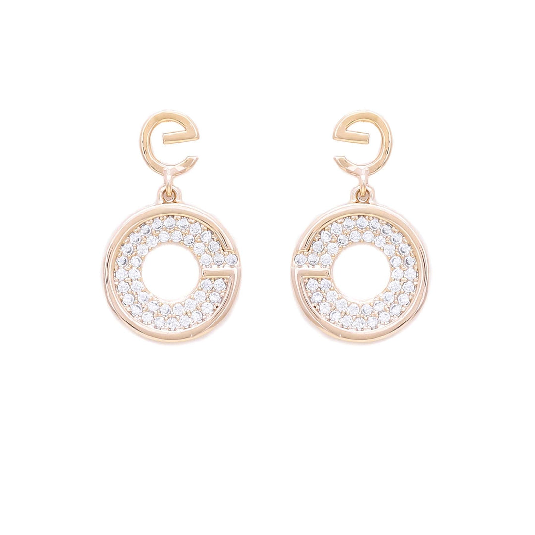 Golden Color Earrings J0488515.