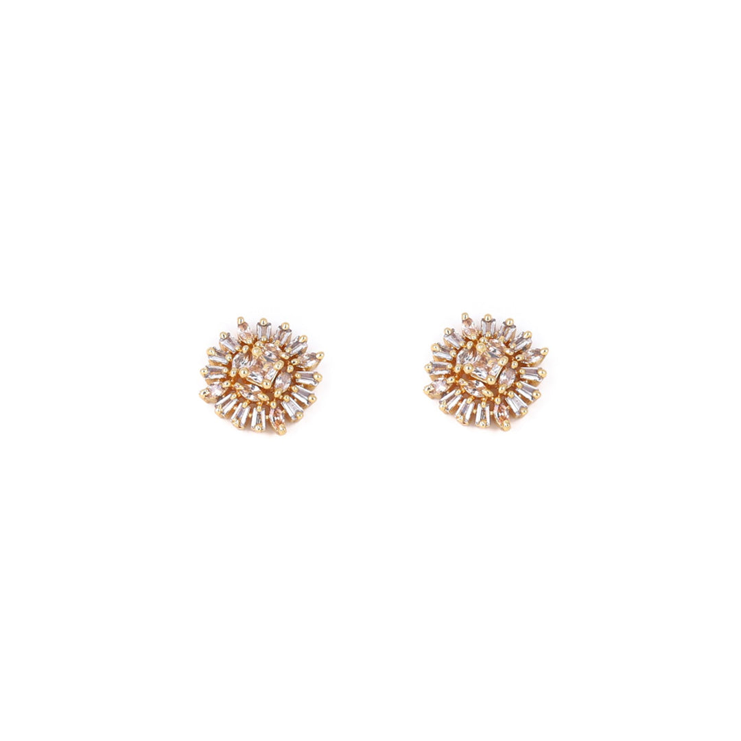 Golden Color Earrings K2708915.