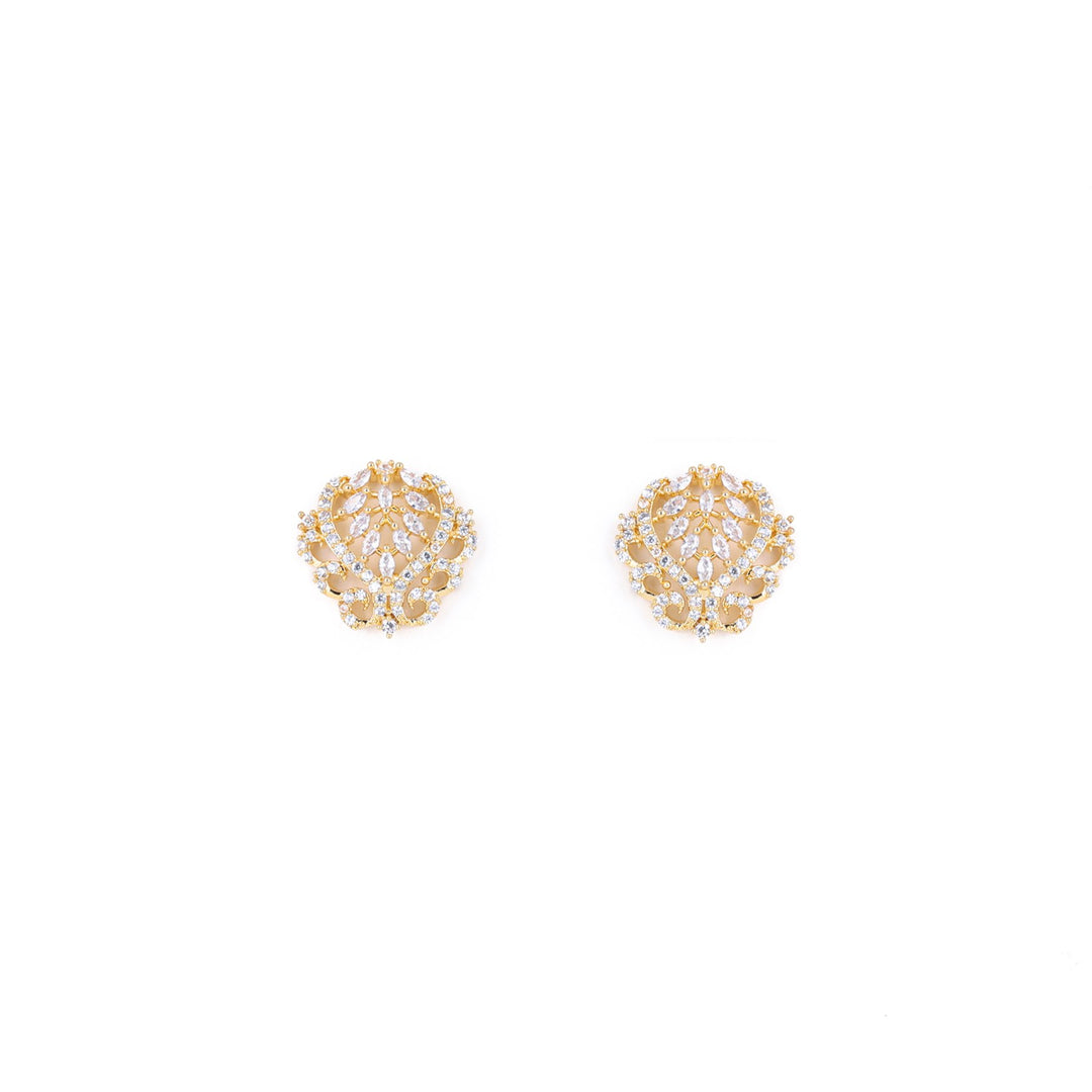 Golden Color Earrings K2709115.