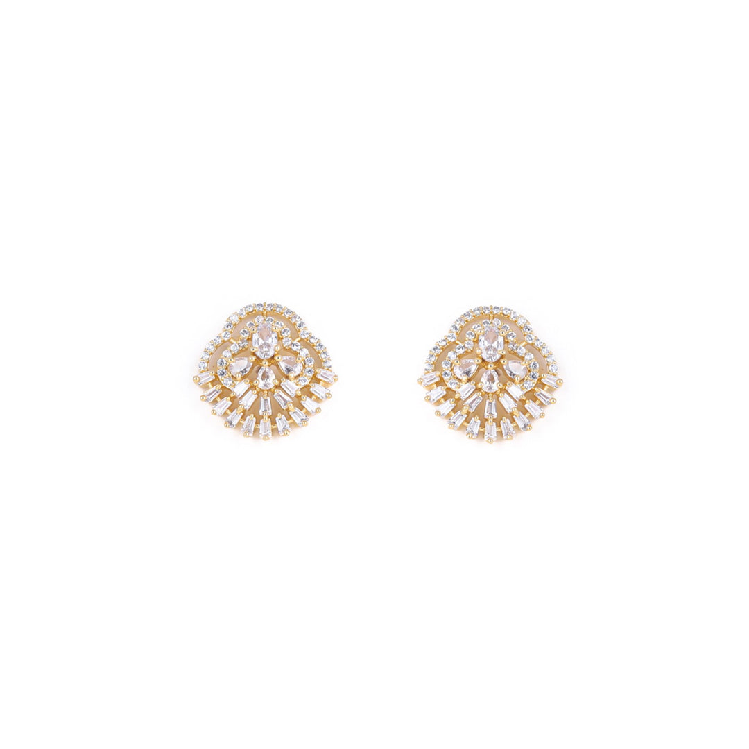 Golden Color Earrings K2709515.