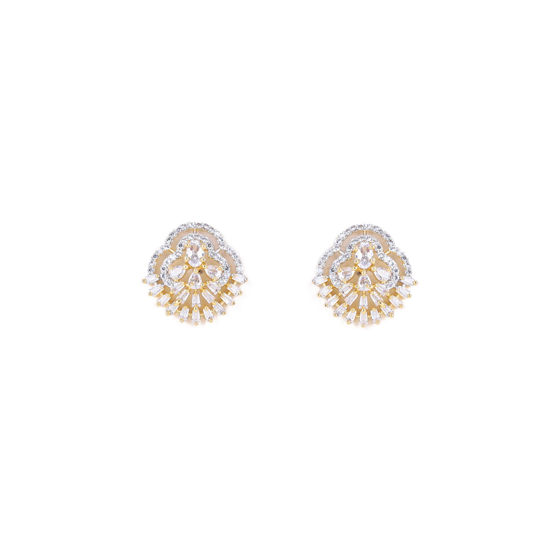 Two Tone Color Earrings K2709574.