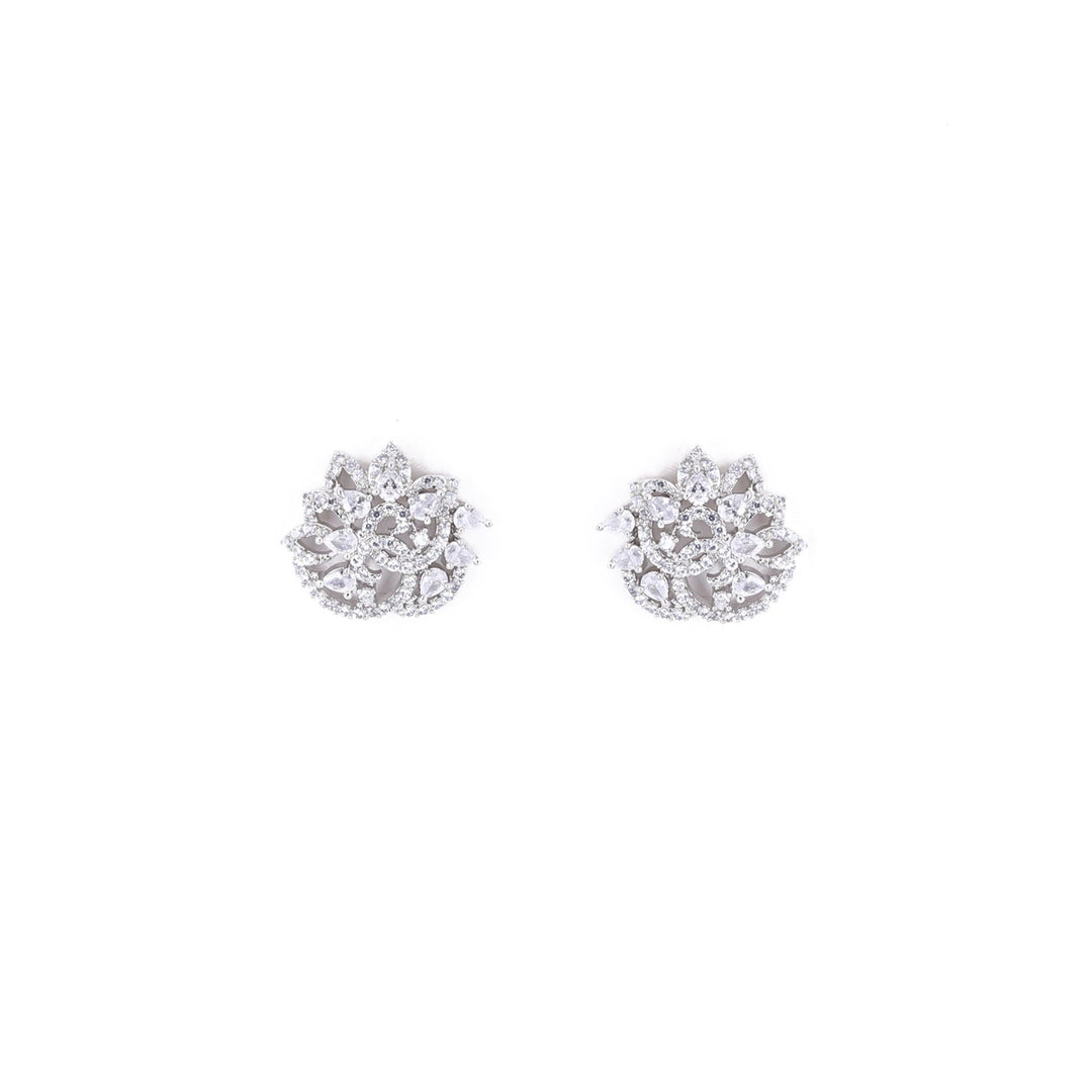 Silver Color Earrings K2709616.