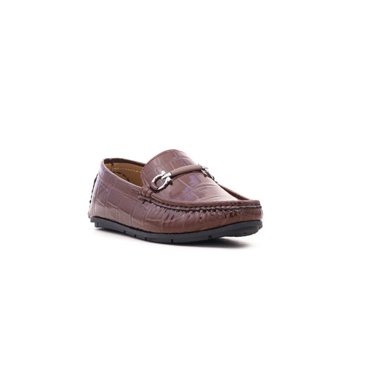 Boys Coffee Formal Moccasin KD0334