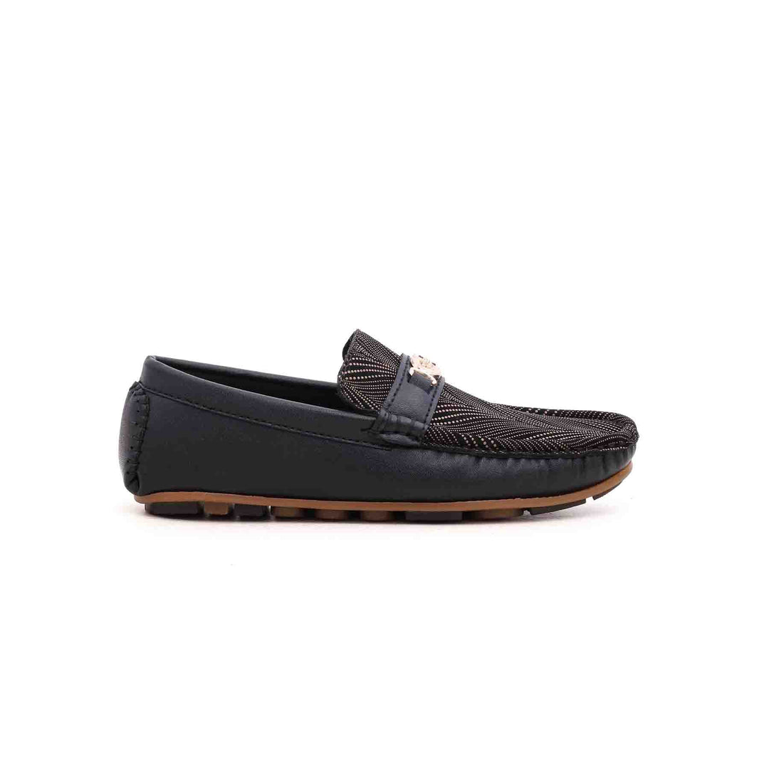 Boys Brown Formal Moccasin KD0370