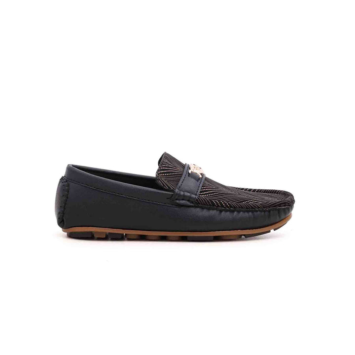 Boys Brown Formal Moccasin KD0370