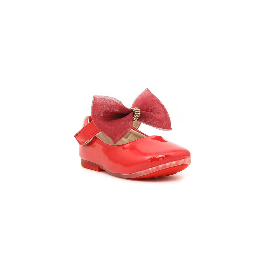 Girls Red Formal Pumps KD0505