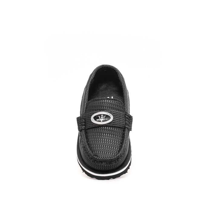 Boys Black Casual Moccasin KD0529