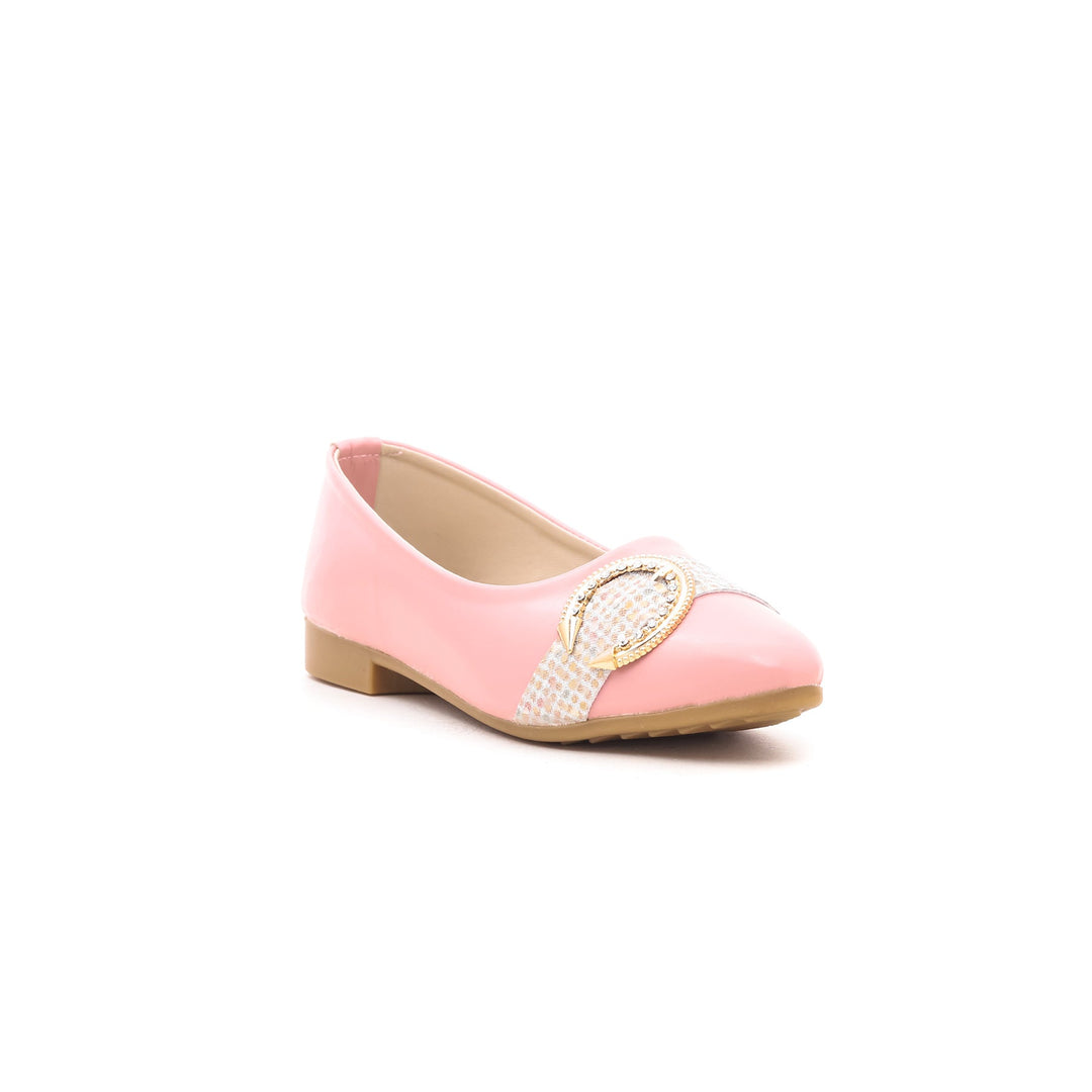 Girls Pink Formal Pumps KD0620