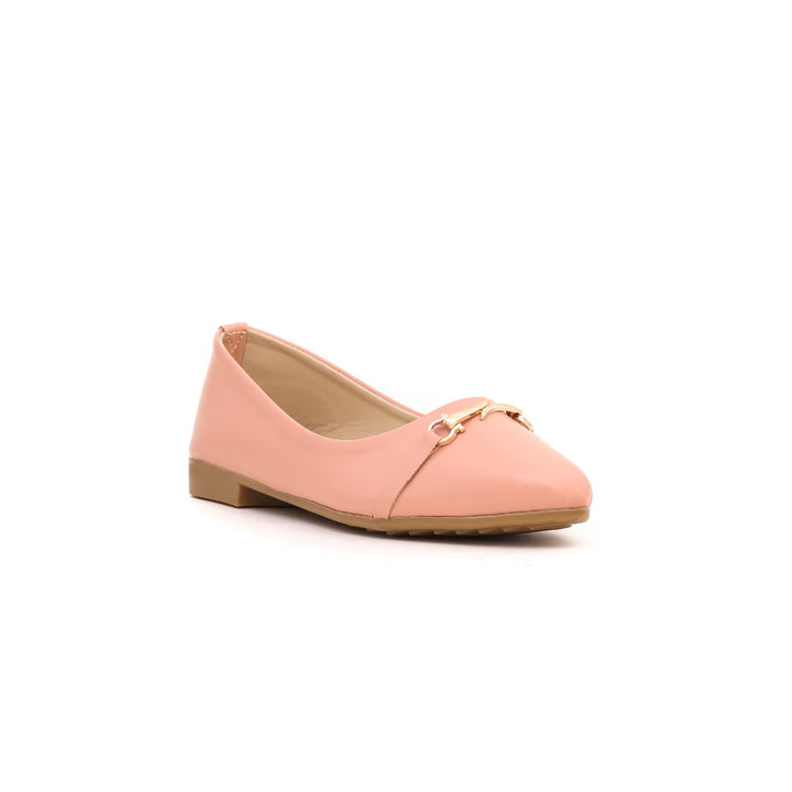 Girls Pink Casual Pumps KD0748