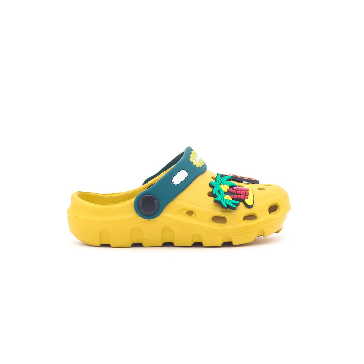 Boys Yellow Casual Flip Flop KD5227