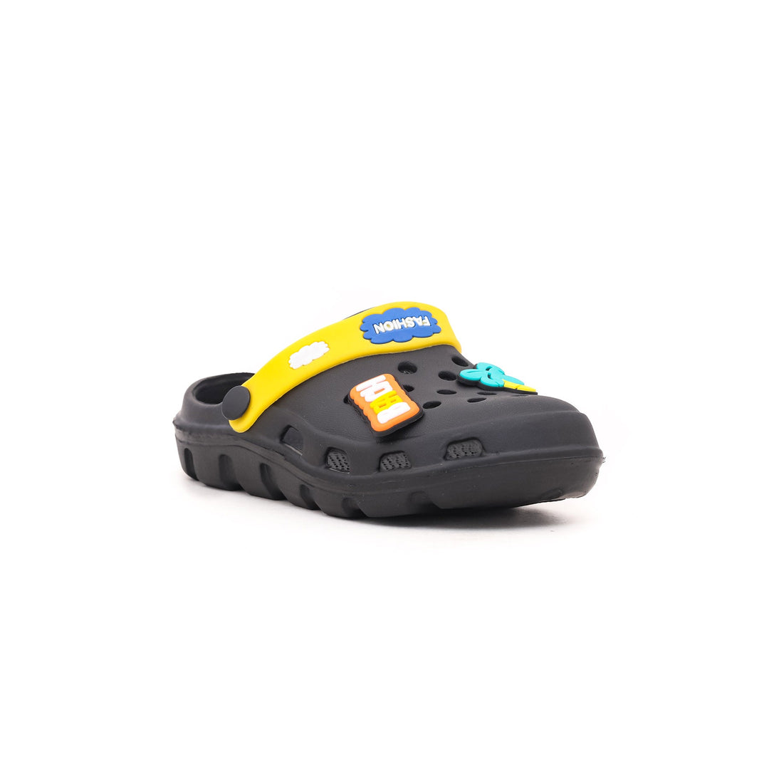 Boys Black Casual Flip Flop KD5233