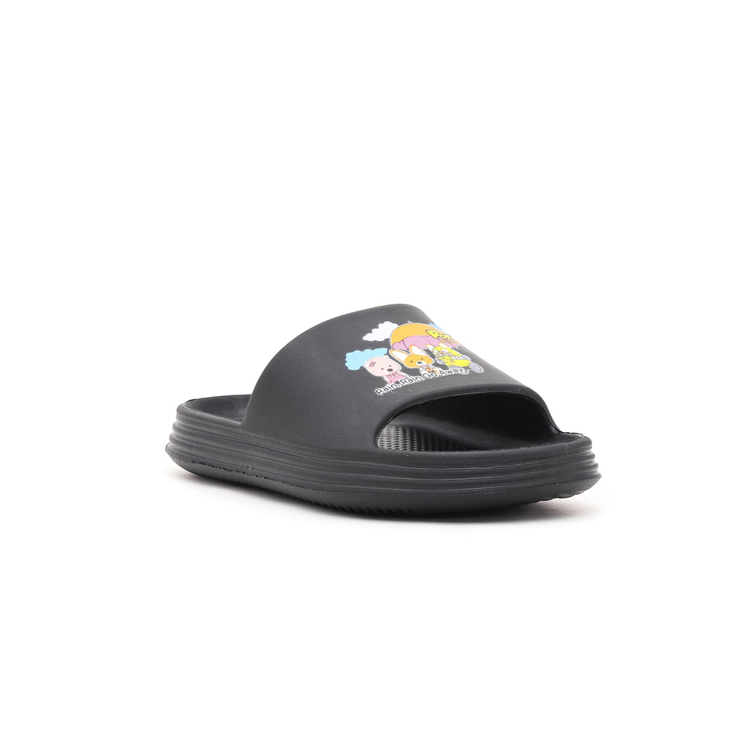 Girls Black Casual Flip Flop KD5301