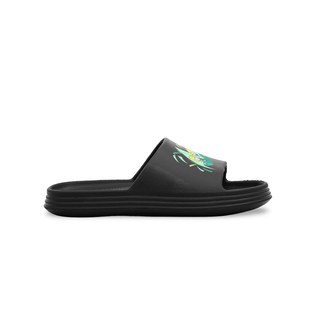 Boys Black Casual Flip Flop KD5488