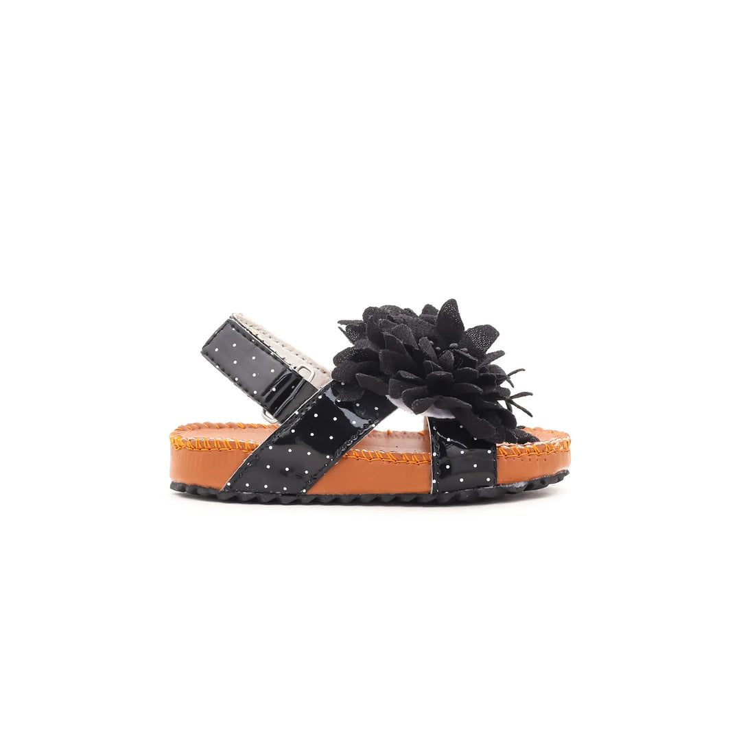 Babies Black Casual Sandal KD7476