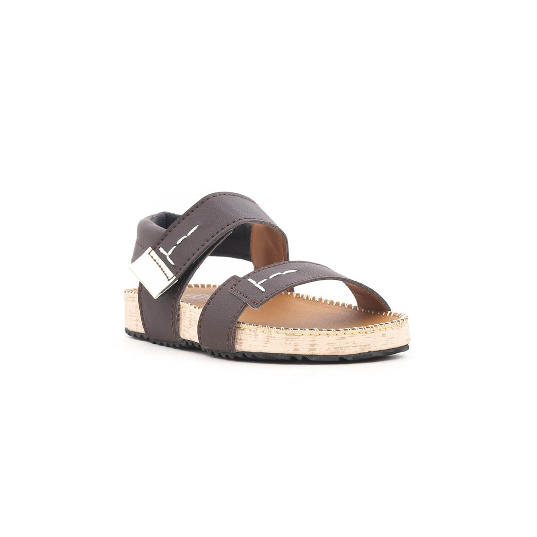 Boys Brown Formal Sandal KD9289